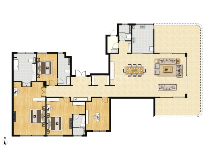 鸿湖上--建面 260m²