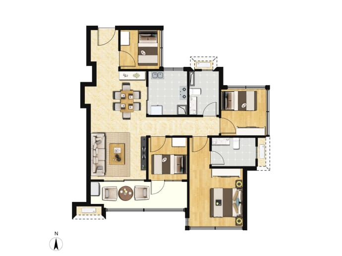 星河东悦府--建面 92m²