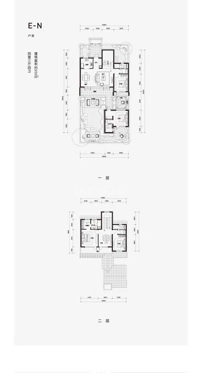 融创阿朵小镇--建面 200m²