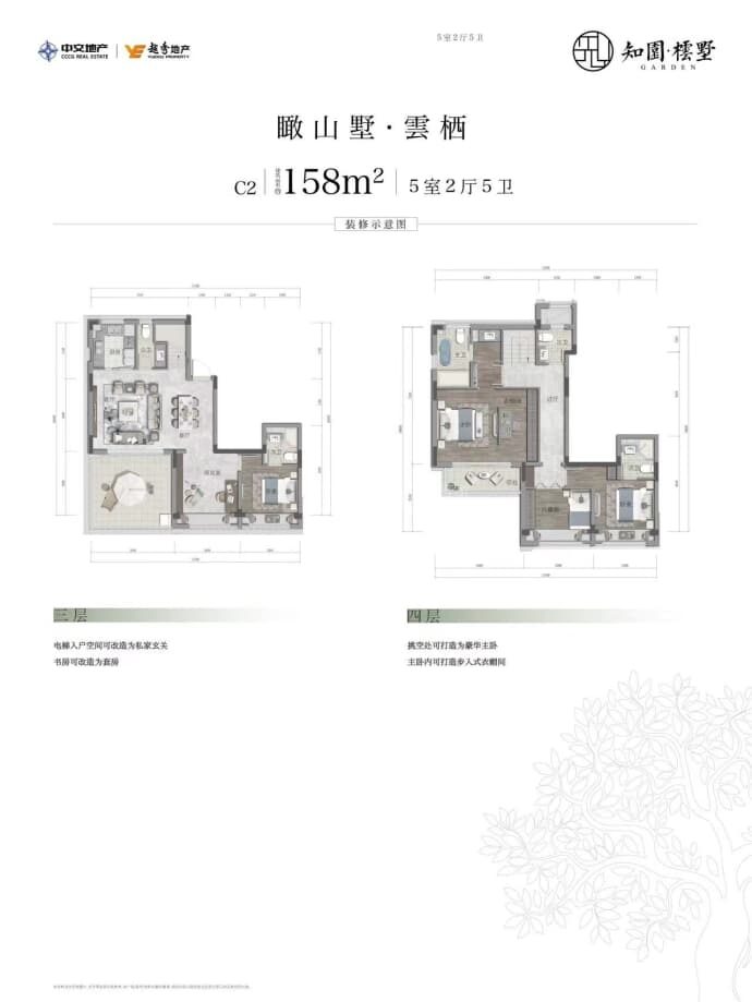 中交越秀·知园--建面 158m²