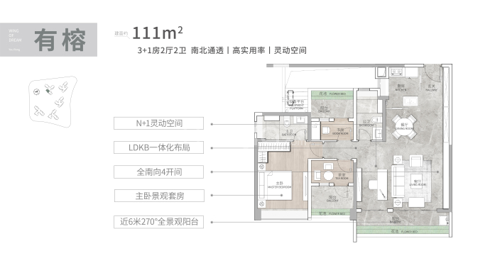 联投·文津府--建面 111m²