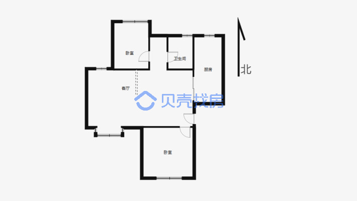 本小区价格，户型方正，采光通风很好，公摊低，-户型图