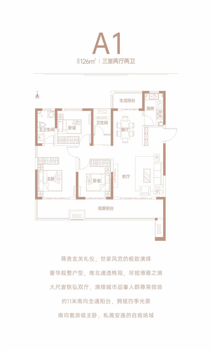 向荣天奕--建面 126m²