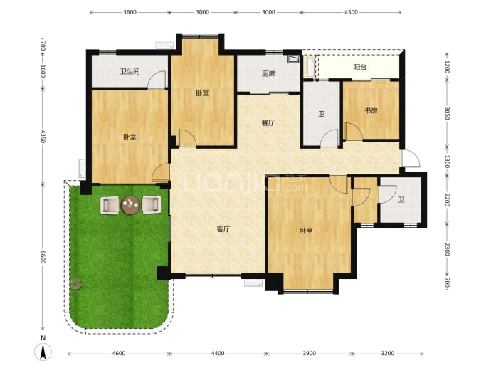 福天藏郡--建面 163m²