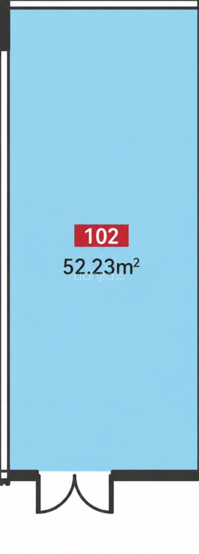 天瑞华府--建面 52.23m²