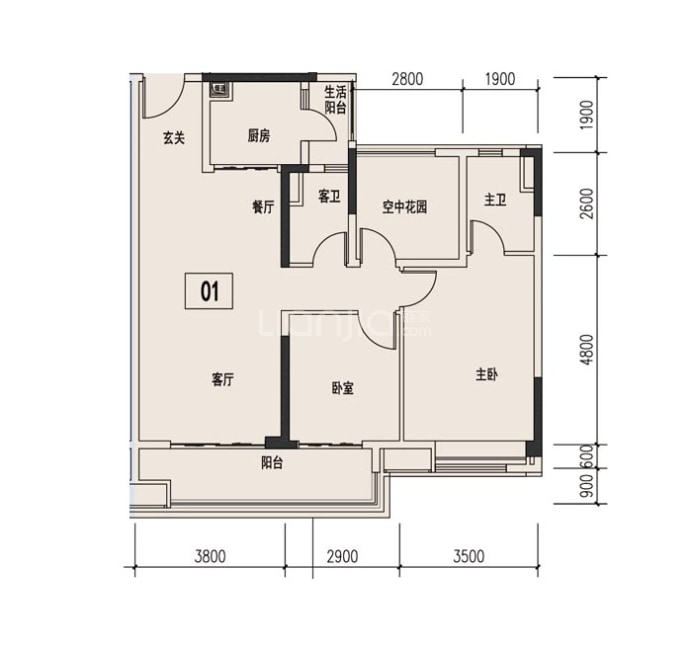 三水保利中央公园--建面 116m²