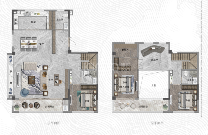 璞樾·御珑湖--建面 212m²