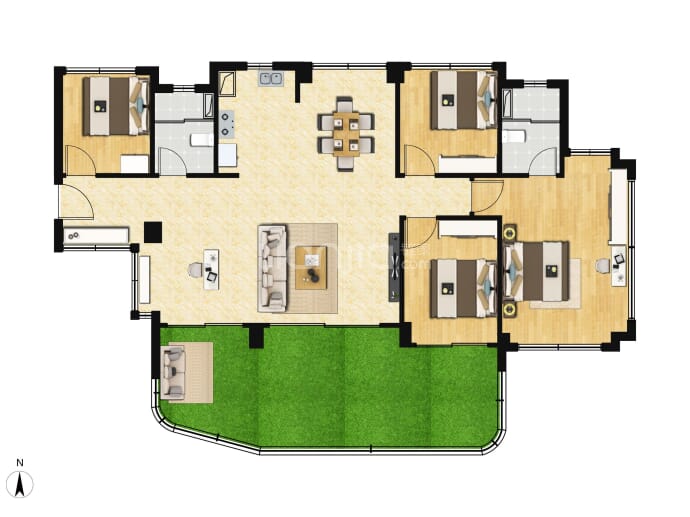 招商林屿境--建面 110m²