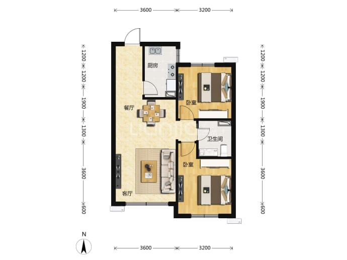 七星壹号--建面 79.92m²