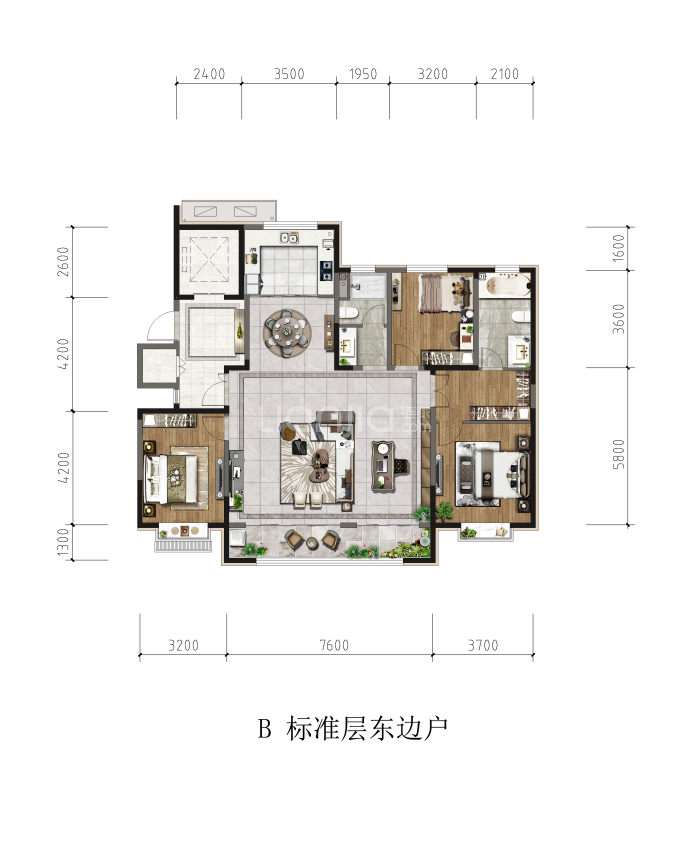 上和源境--建面 170m²