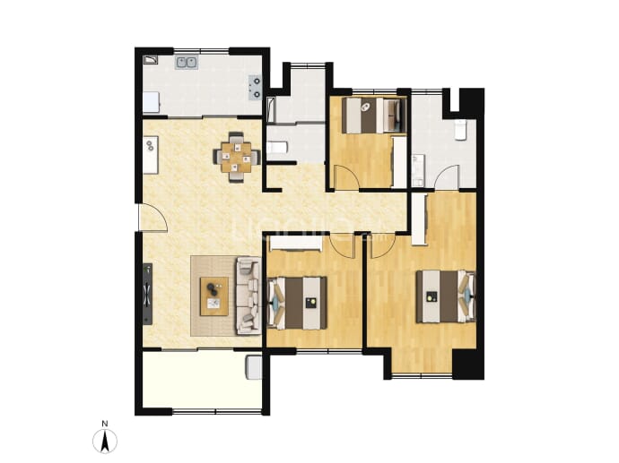 联发君领学府--建面 95m²