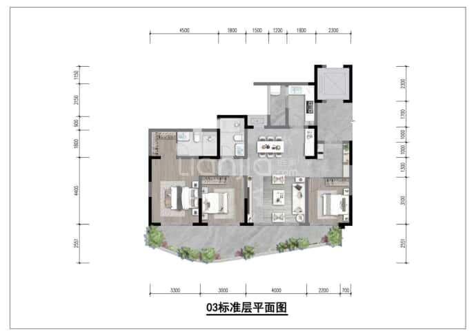 仁城澜峰--建面 125m²