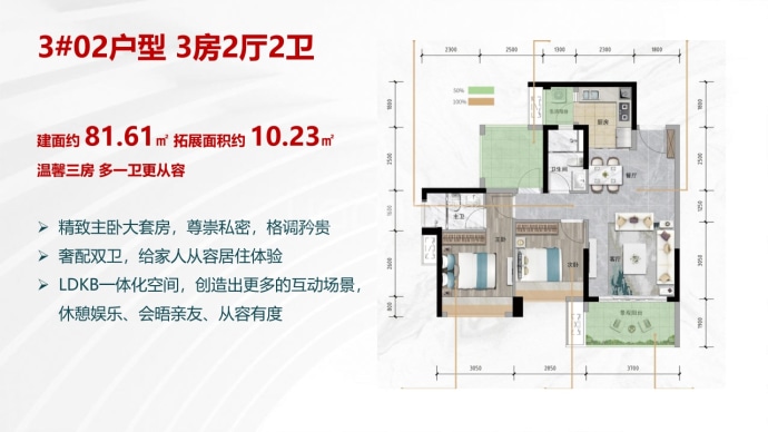 荣岄花园--建面 81.61m²