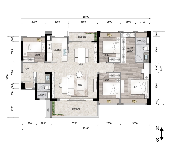 越秀·瑞樾府--建面 144m²