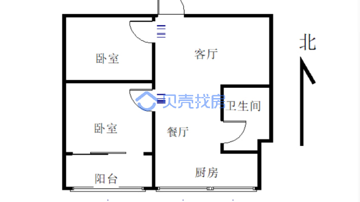 格局好楼层好视野宽阔采光充足配套齐全交通便利-户型图