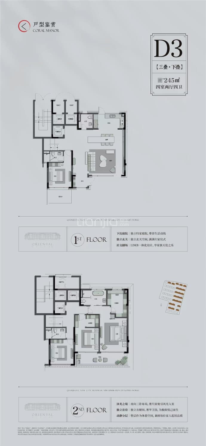 保亿沁东润府--建面 245m²