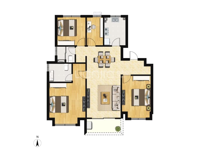 上海十里江湾--建面 108.02m²