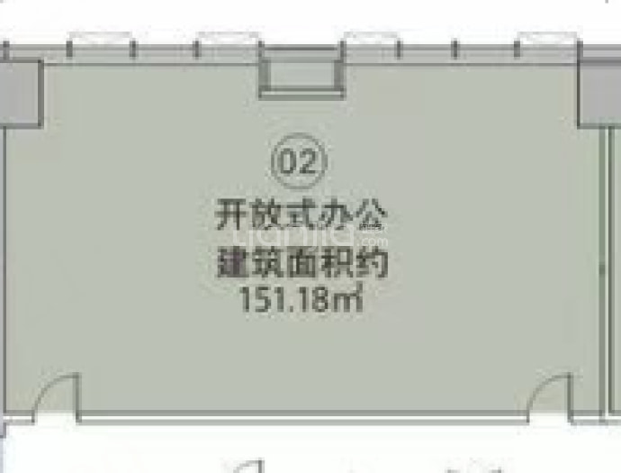 铭泰·建粤商务中心--建面 151.18m²