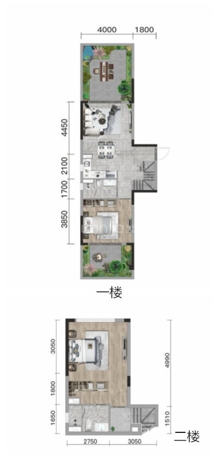 仁恒溪云居--建面 98m²