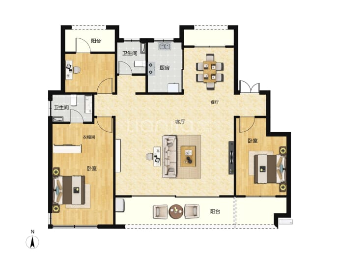 恒达东樾--建面 142m²