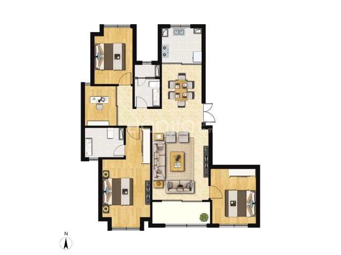 杭州国际金融中心--建面 157m²