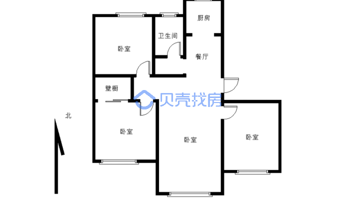 永泰园 3室2厅 西南-户型图