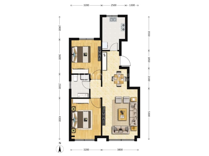 汇臻城--建面 82m²