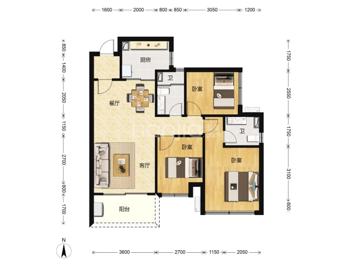 博学名苑--建面 89m²