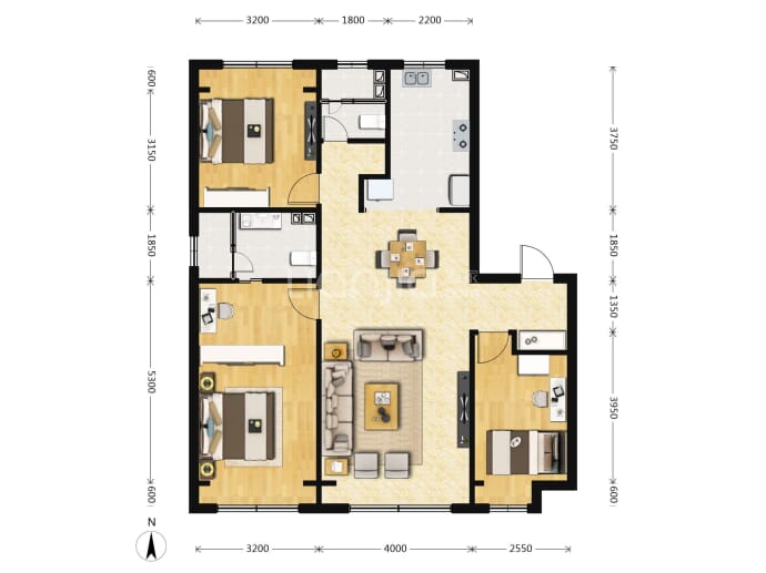 中土北纬43°--建面 112m²