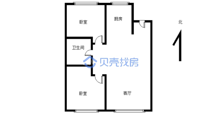 锦泰榕城 2室1厅 102.03平米-户型图