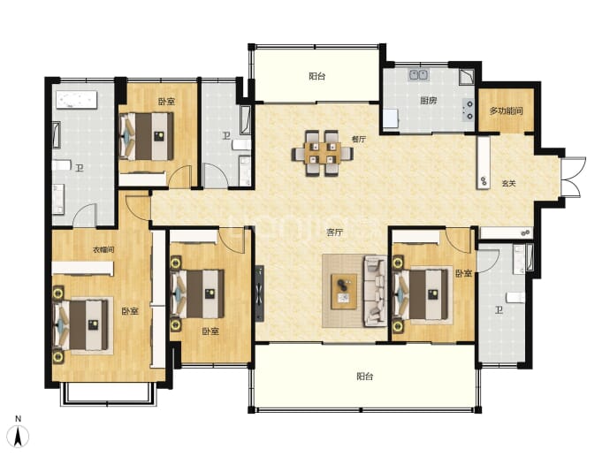 东莞香港中心--建面 180m²