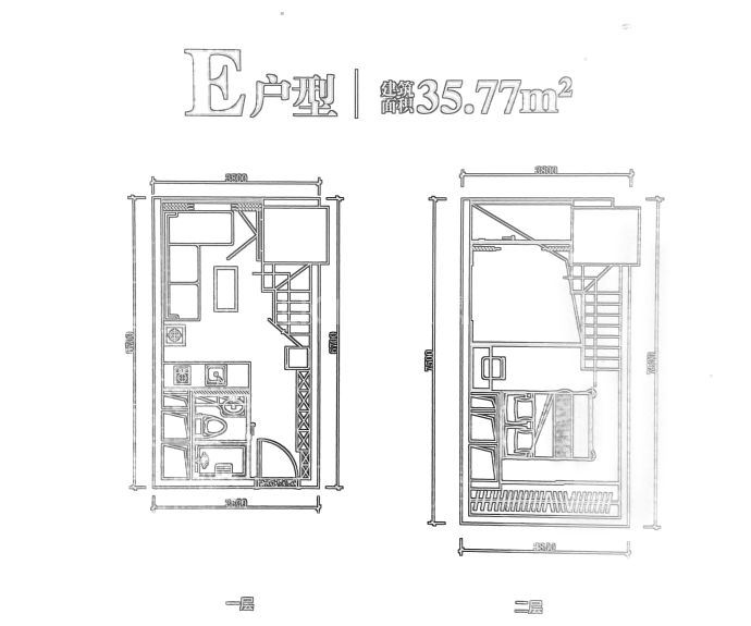 万彩城--建面 35.77m²