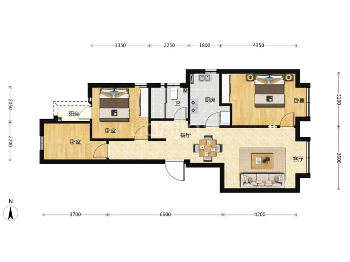 懋源煜泽台--建面 99m²