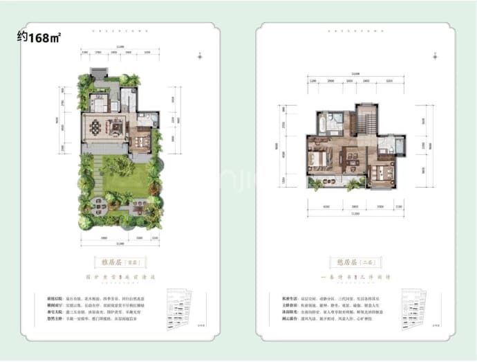 绿城江南赋--建面 168m²