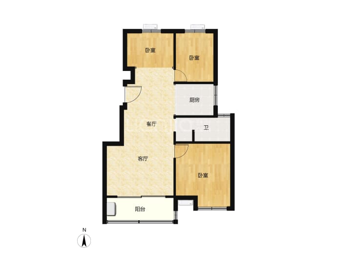 书香门第--建面 102m²