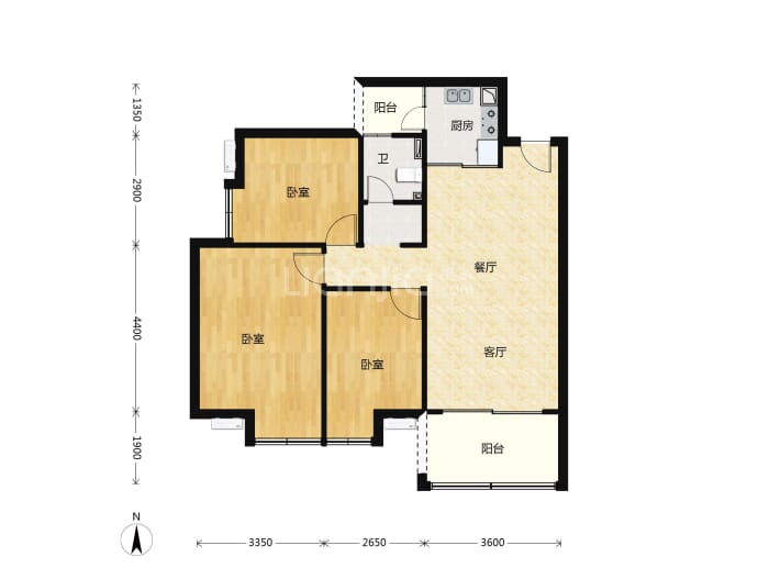 米高佳苑--建面 88m²