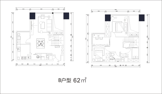 西湖·新时代--建面 62m²