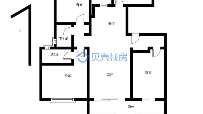 广商桃李春风三号院洋房好楼层，适合居住-户型图