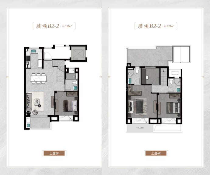 恒文璞悦江南4室2厅3卫户型图