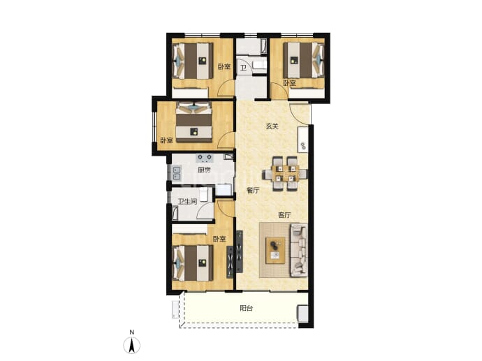 敏捷·江山誉--建面 139m²