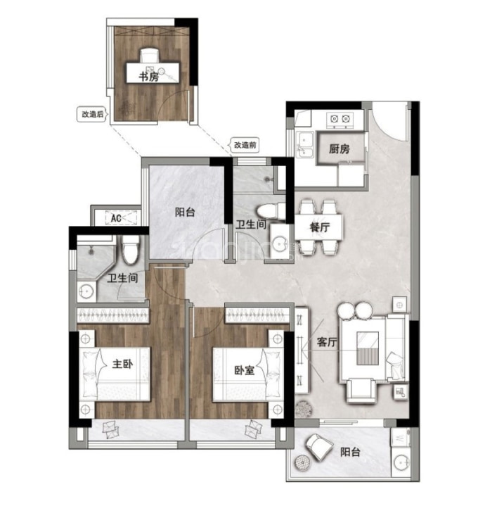 滔莲国际--建面 89m²