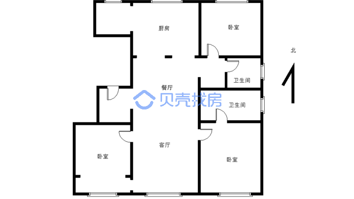 中天桃花源136.24平米洋房二楼出售-户型图