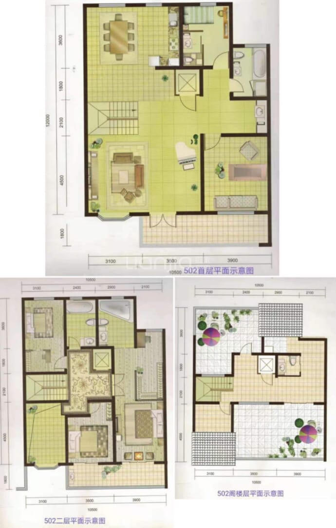 燕山时代嘉苑--建面 318m²