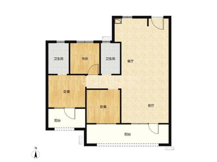 中海寰宇时代雲境--建面 119m²