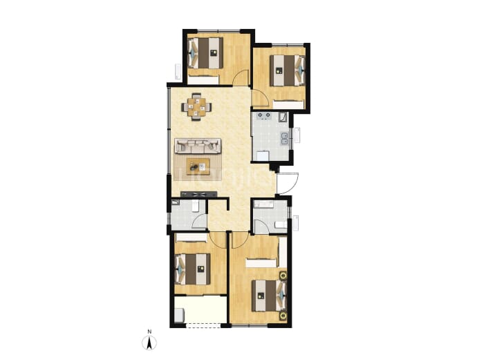 国贸建发保利悦湖--建面 95m²