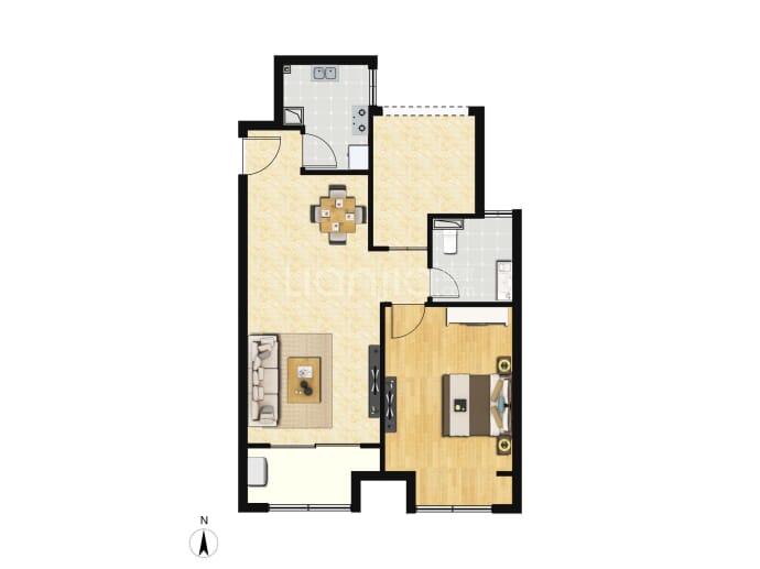 象屿都城怡园--建面 71m²