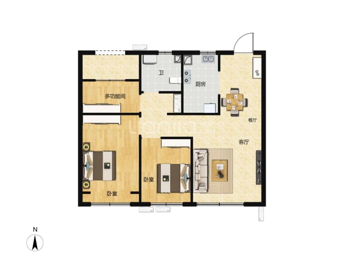 中车津浦智汇港--建面 87m²