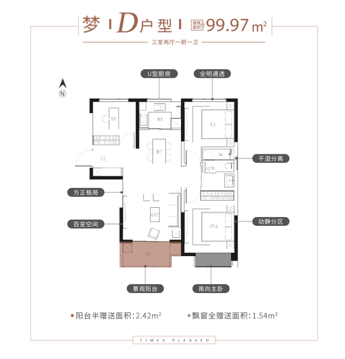 高新锐时代--建面 99.97m²