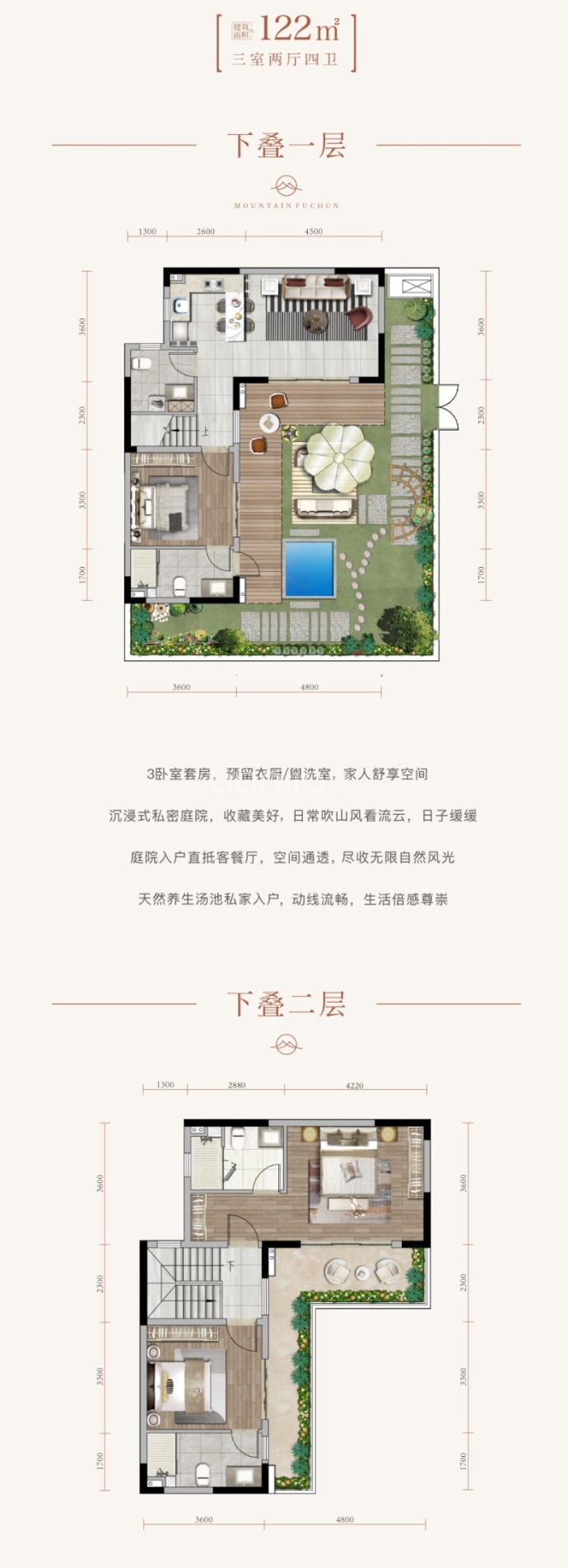 雅居乐·富春山居--建面 122m²