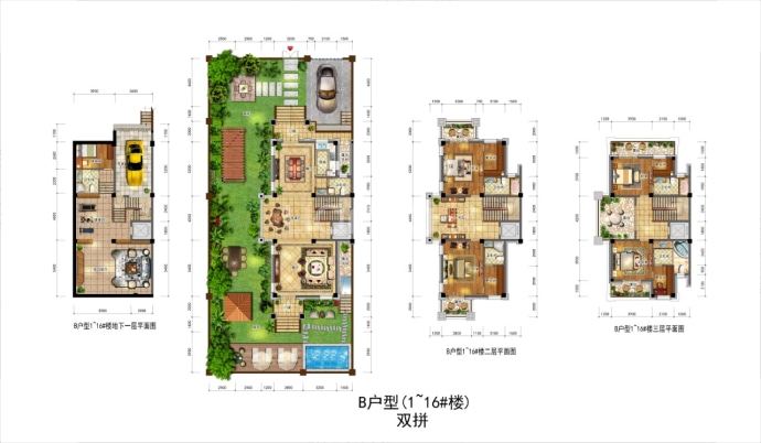 鸿源海景城--建面 251.96m²